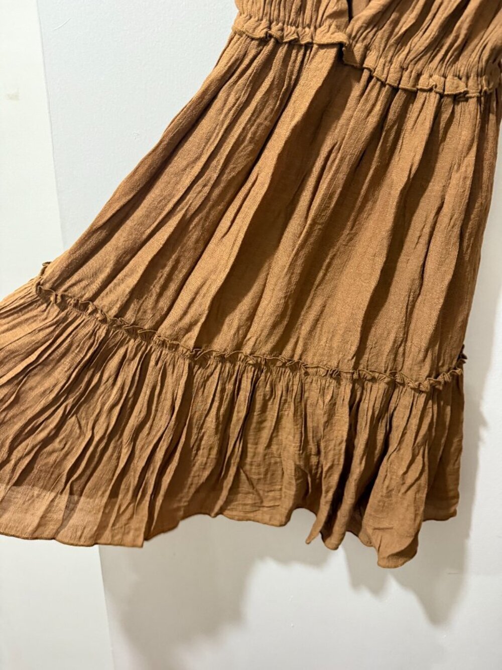 VICI Tiered Mini Dress — Brown | Size L | 🤎 - Picture 5 of 9